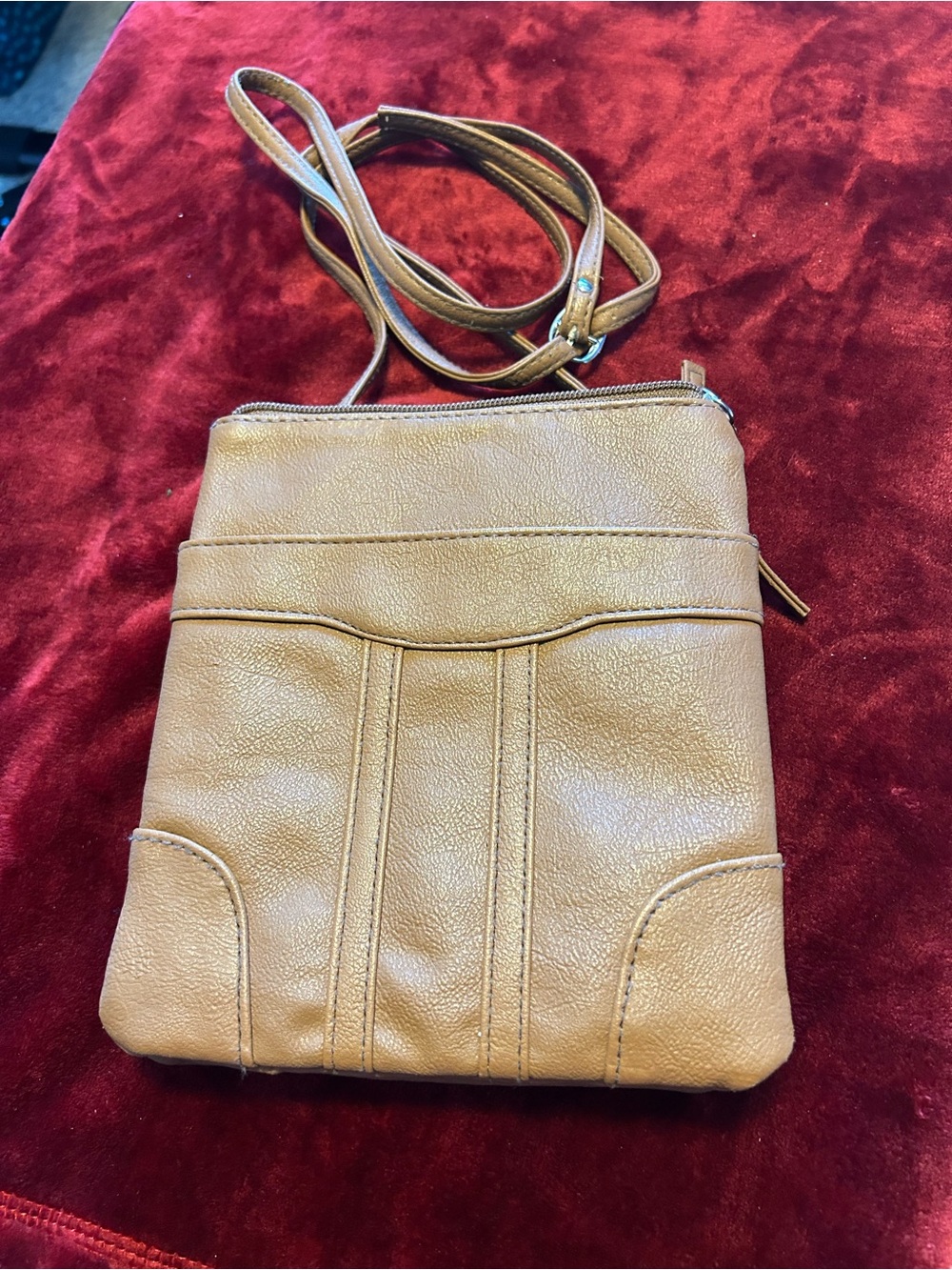 Tan Crossbody Bag - Simple Everyday Carry